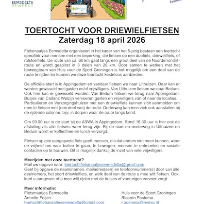 Toertocht Fietsmaatjes